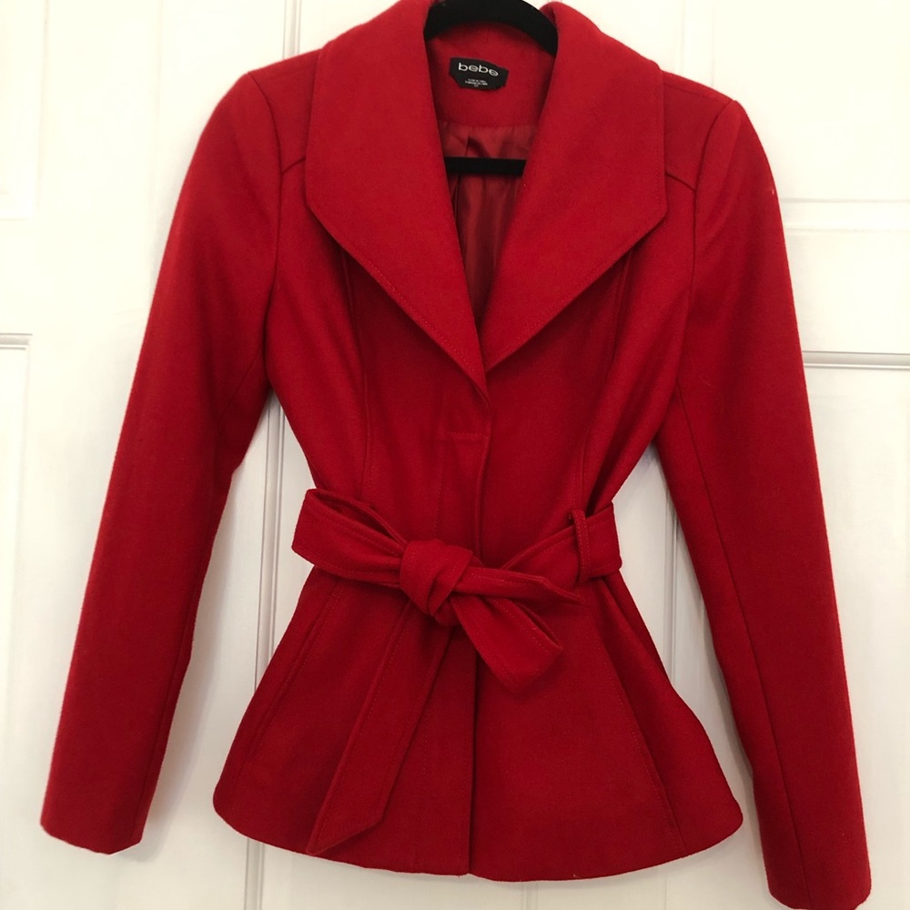 Red Bebe Coat